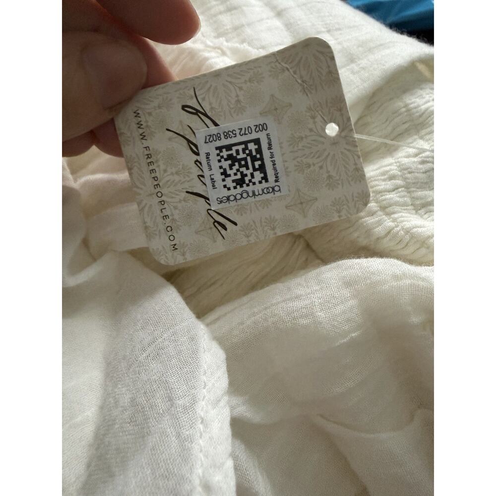 NWT FREE PEOPLE In My Dreams Tiered Midi Dress •S• Ivory Corset Top Gauze $148 - Picture 11 of 11